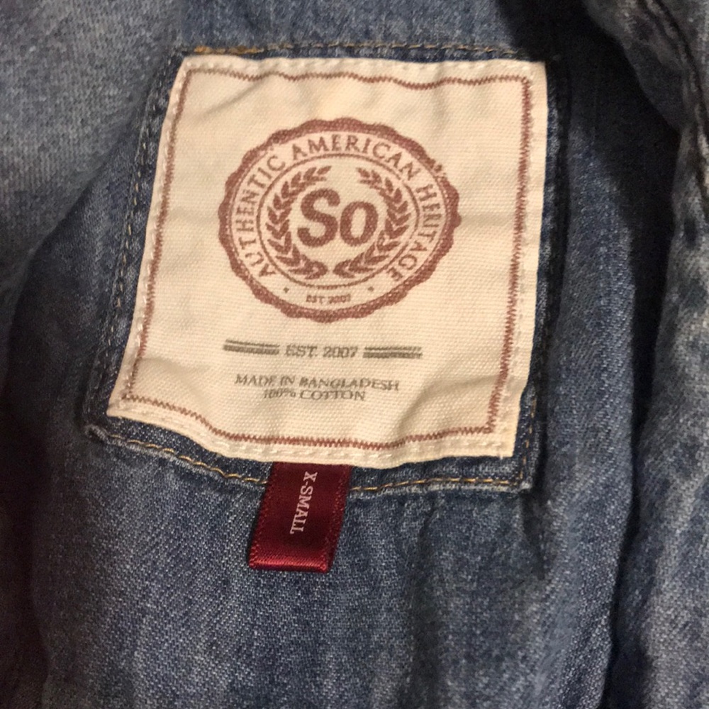 Denim button up - Picture 2 of 4